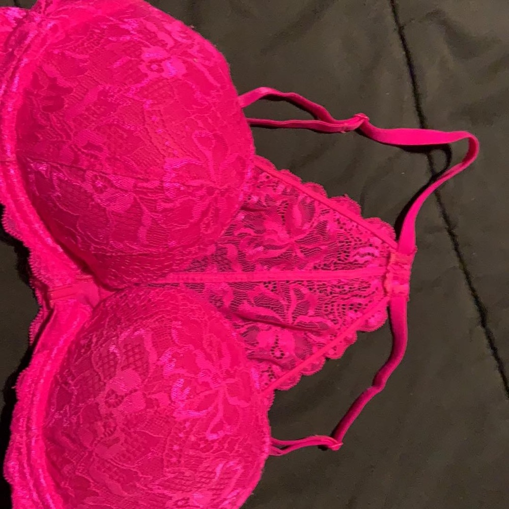 34D pink push-up